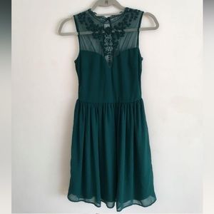 ‼️2 for $10 ‼️ Zara emerald green cocktail dress